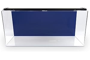 NORTH AMERICAN PET Seaclear 40 Gal Acrylic Aquarium Combo Set, 36 x 15 x 16, Cobalt Blue