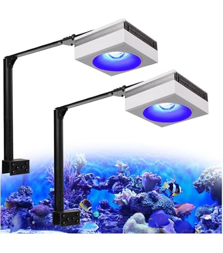 Amazon.com : PopBloom RL90 Reef 2PCS Marine Led Aquarium Light