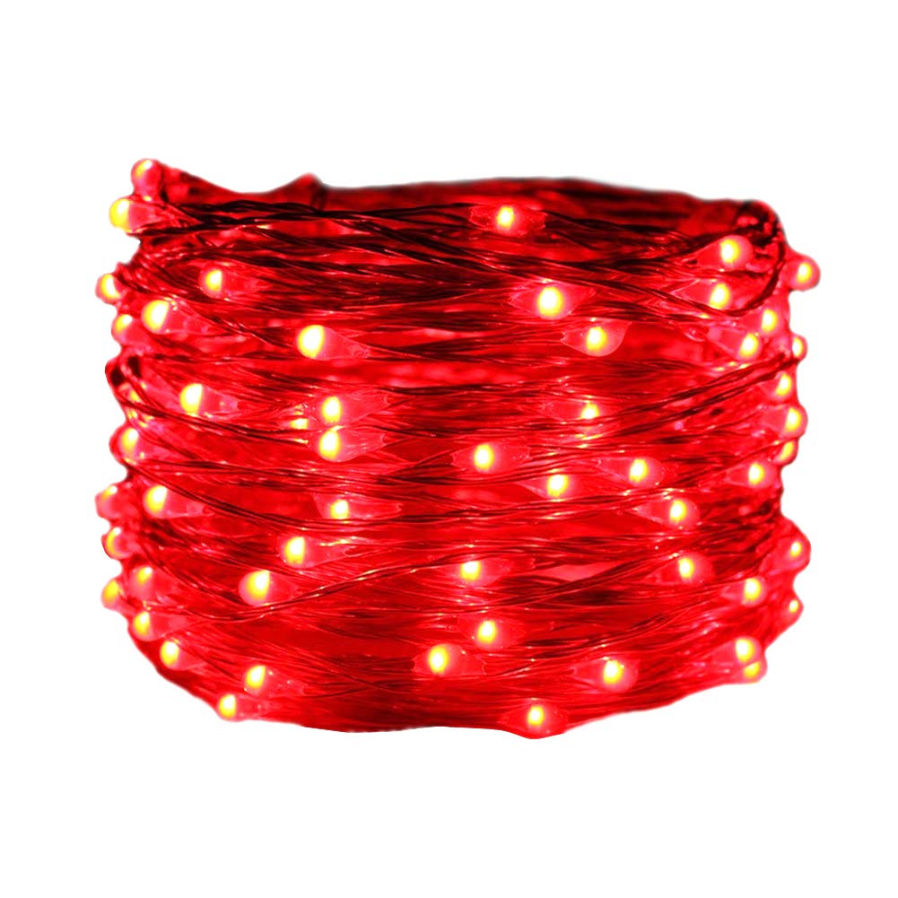 HAHOME Waterproof Fairy String Lights,33Ft 100 LEDs Indoor and Outdoor