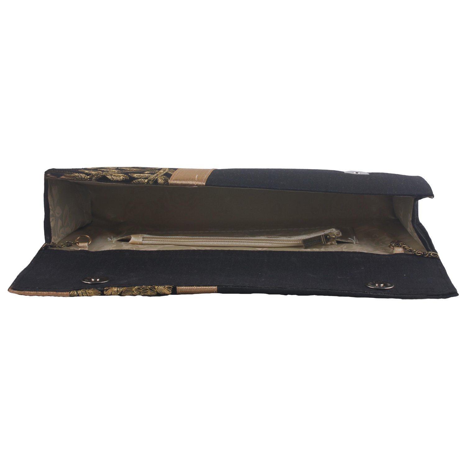 mela women's clutch (black,sm133100052)