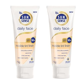 sunsense daily face invisible tint finish