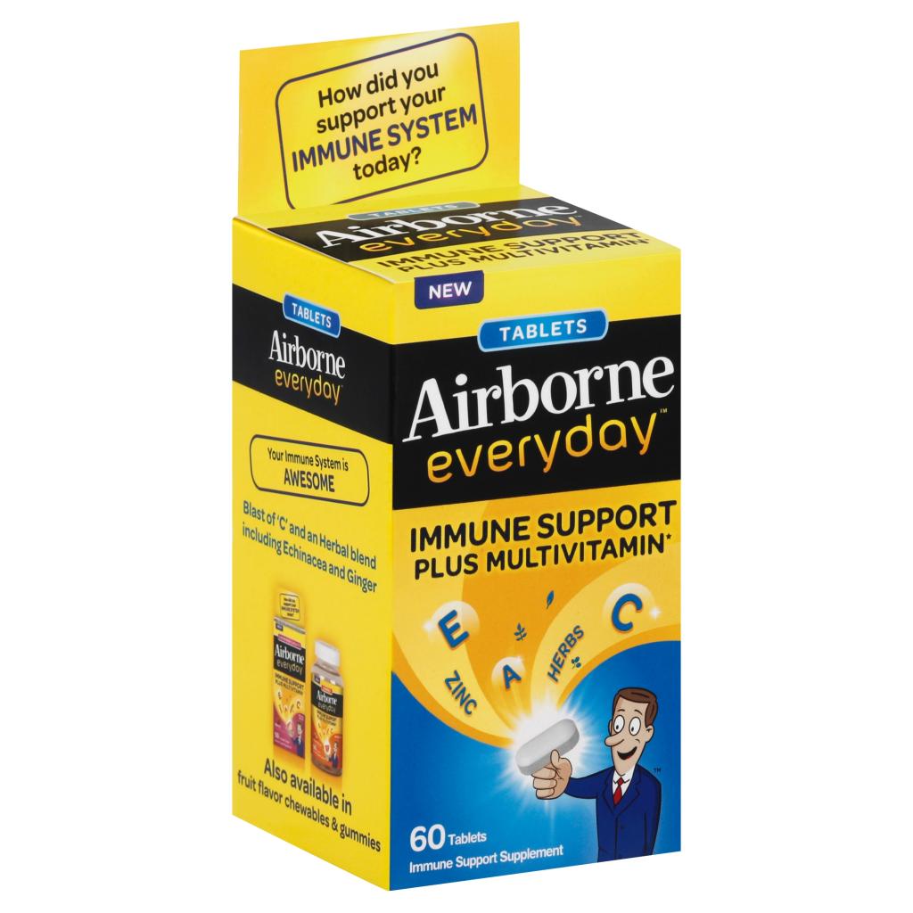 Airborne Everyday Vitamin C Immune Support Supplement and