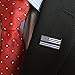 Thin Blue Line American Flag - Soft Enamel Metal Police Pin with Rubber Pin Back That Prevents Spinning. Perfect for Cop Uniform, Suit Lapel or Tie Tacks (Blue)