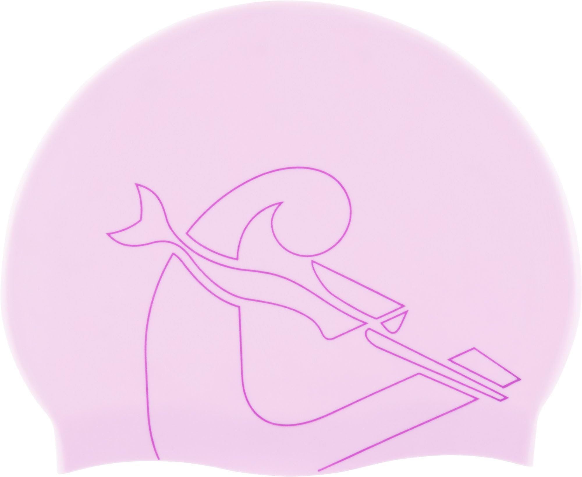 Cressi Ricky Jr Swim Cap - Junior Swimming Cap, Pink/Pink, One Size