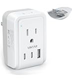 Adattatore Da Viaggio Korjo AU A Giappone USA Canada – Con 2 Porte USB (Tipo A E C)