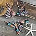 Cupshe Fashion Women Floral Printing Strappy Bikini Set