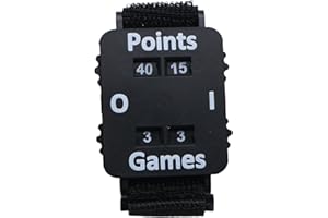 HOLIDYOYO Score Counter Clicker Watch: Portable Stroke Tracker - Score Keeper Keeper with Adjustable Wristband for Accurate S