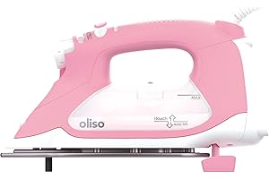 Oliso TG1600 Pro Plus 1800 Watt SmartIron with Auto Lift - for Clothes, Sewing, Quilting and Crafting Ironing | Diamond Ceram