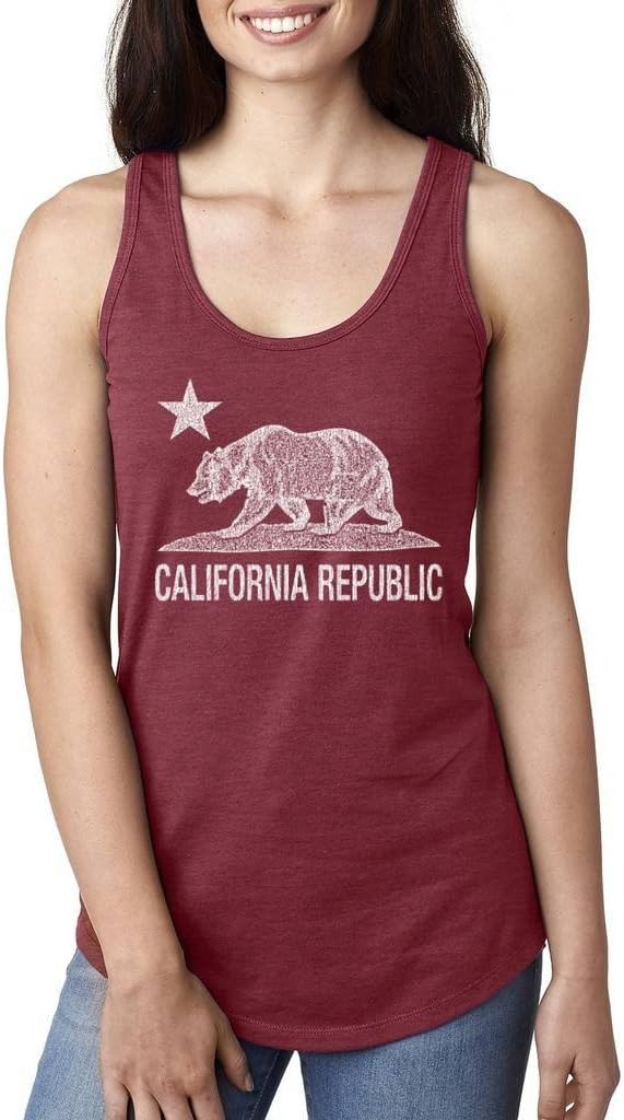 California Republic Vintage Women's Tank Top West Coast Tank Tops