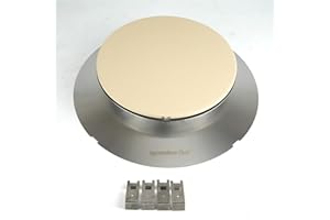 Kenmeister Chef Stainless Steel Kettle Grill Smoking Kit with 15”Pizza Stone and 4 Brackets, WSM BBQ Smoking Gilling Kit, Kettle Grill Accessories Compatible With 22”Weber Kettle Grills Cooking