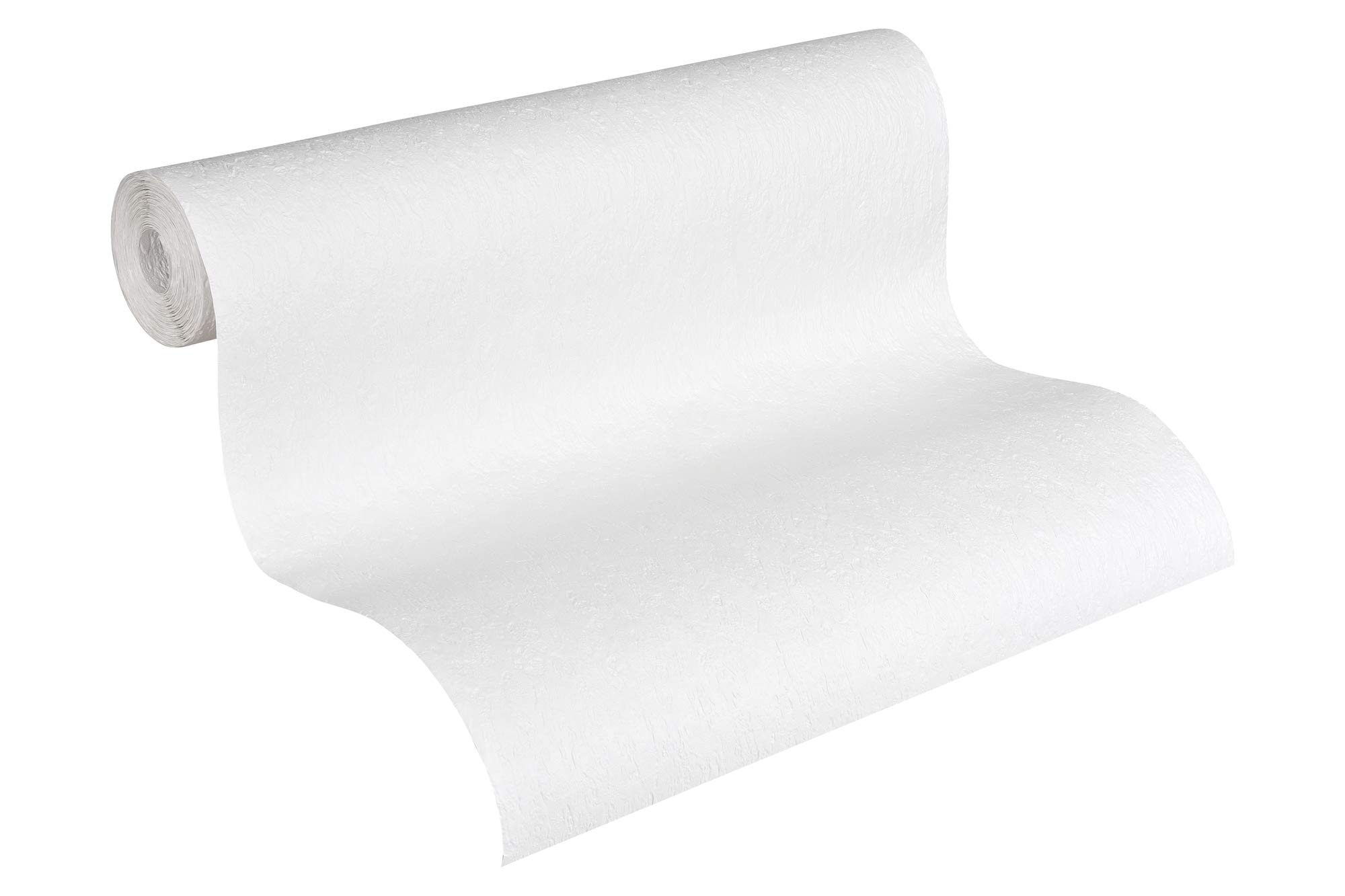 A.S. Création Non-Woven Wallpaper Ökotapete Wallpaper 10.05 x 0.53 m Made in Germany 141118 1411 White – 18