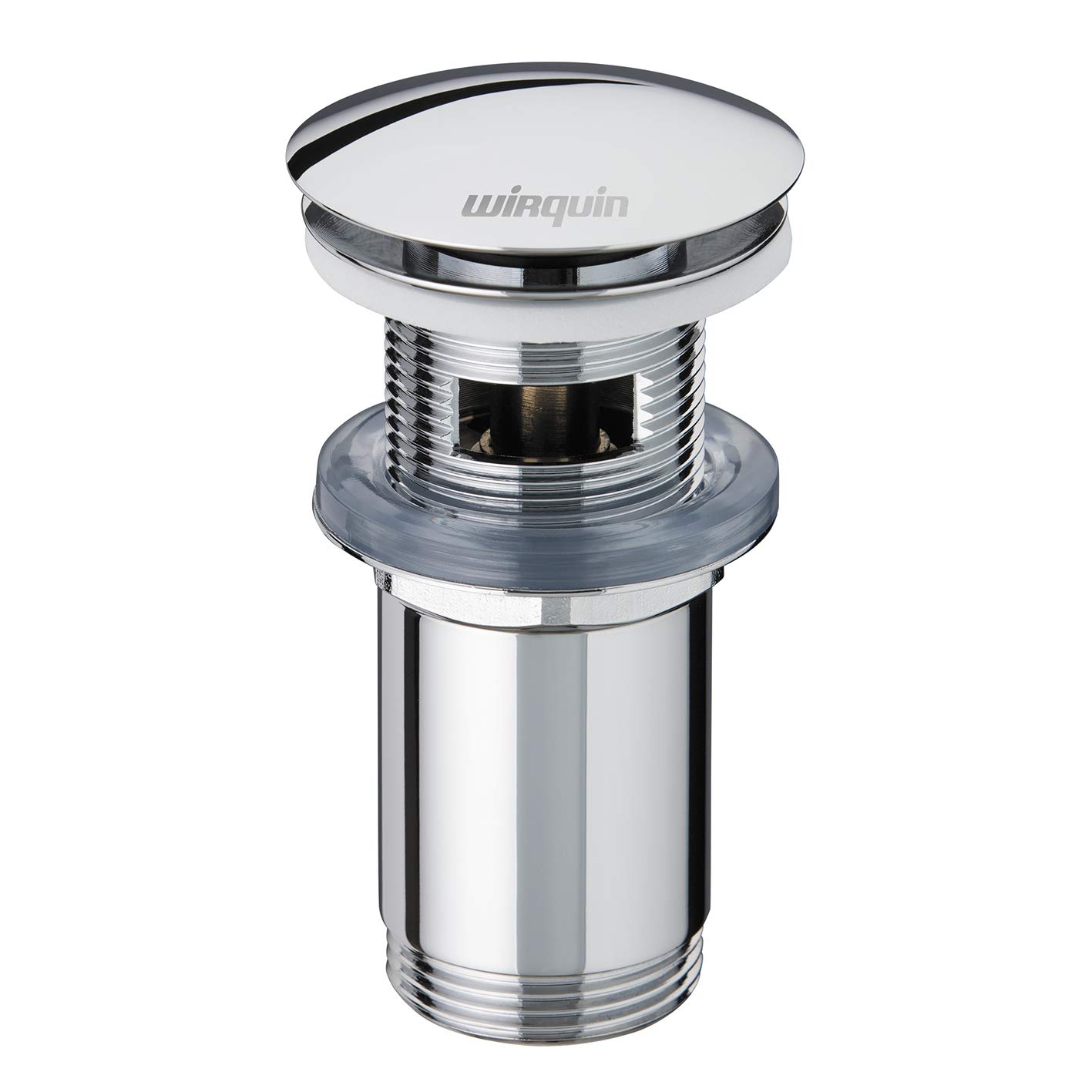 Wirquin 3072339 Designer Basin Waste with Overflow, Chrome