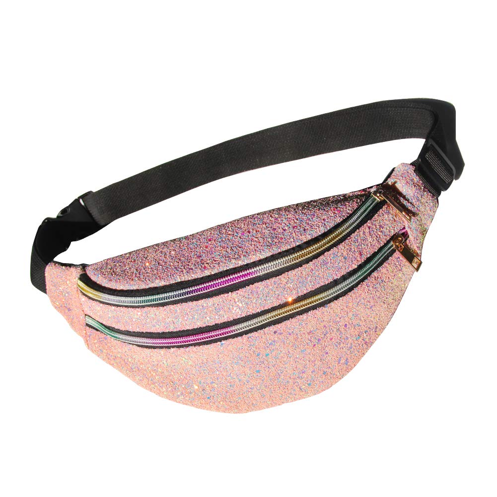 glitter fanny pack