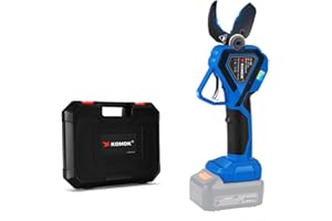 KOMOK Electric pruning shears, Cordless Power Branch Cutter Fruit Tree Pruner MAX 1.65" Cutting Capacity, Battery Operated Pruning Shears