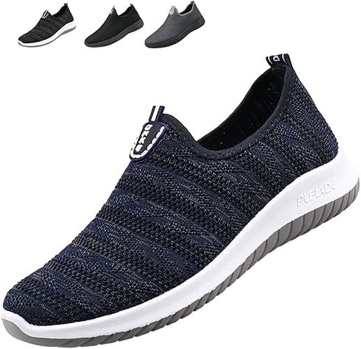 Amazon Wandwan スリッポンスニーカー メンズカジュアル スニーカー 男ウォーキングシューズフライニット ランニングシューズ超軽量 通気 滑り止 高齢者 24 5cm 27 0cm Wandwan ローファー スリッポン