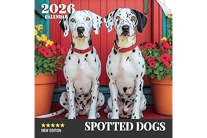 Spotted Dogs Calendar 2026: A year of beautifully patterned pups
