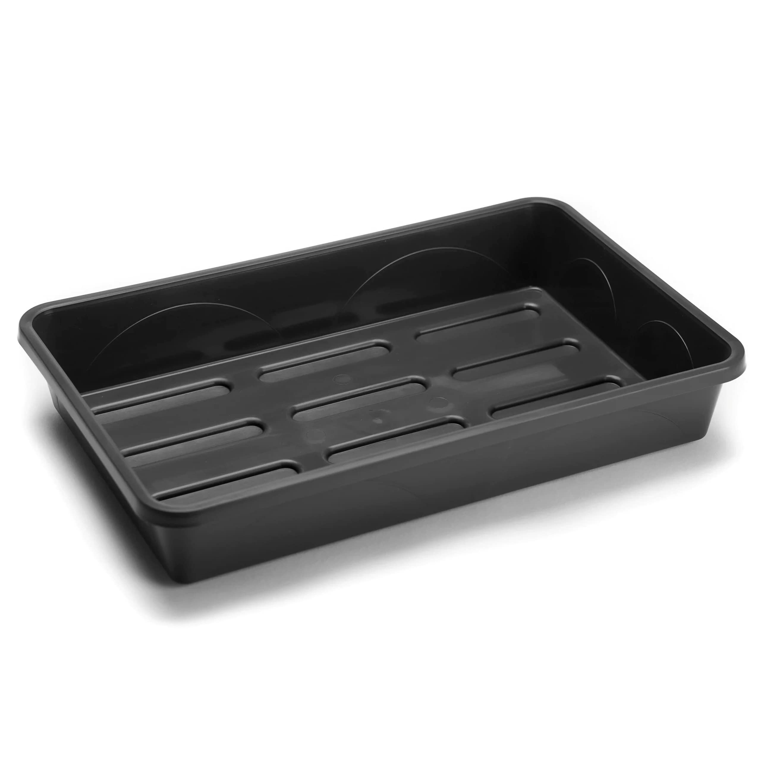 EarlyGrow MPL50041/A/S Heavy Duty Medium Seed or Gravel Tray 38 x 24 x 6 Centimetres - Black