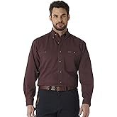 Wrangler Riggs Workwear Men's Logger Twill Long Sleeve Work Shirt
