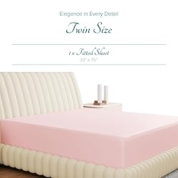 Carressa Linen 100% Cotton Twin Size Fitted Sheet
