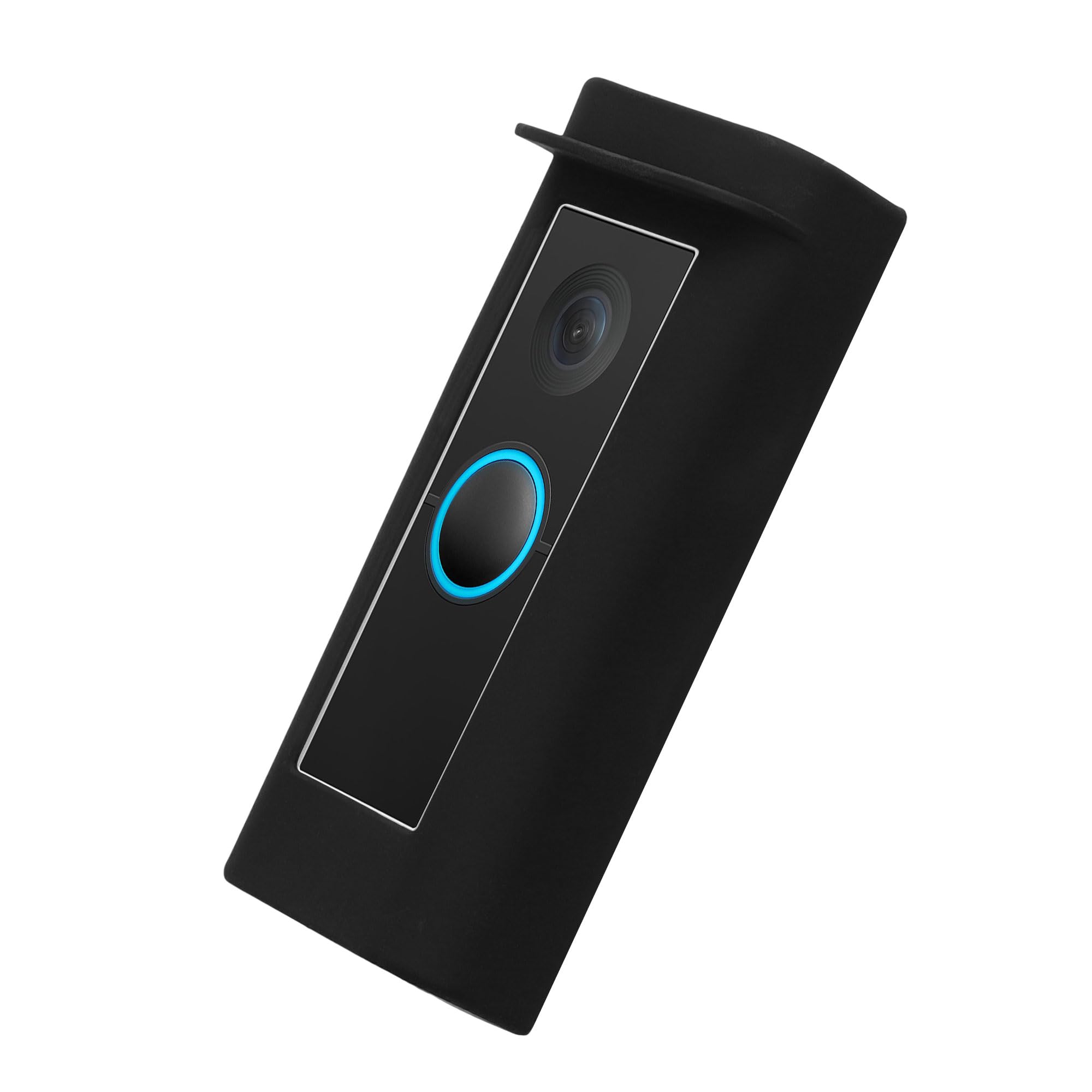 kwmobile Case Compatible with ring Video Doorbell Pro - Protective Silicone Cover Black