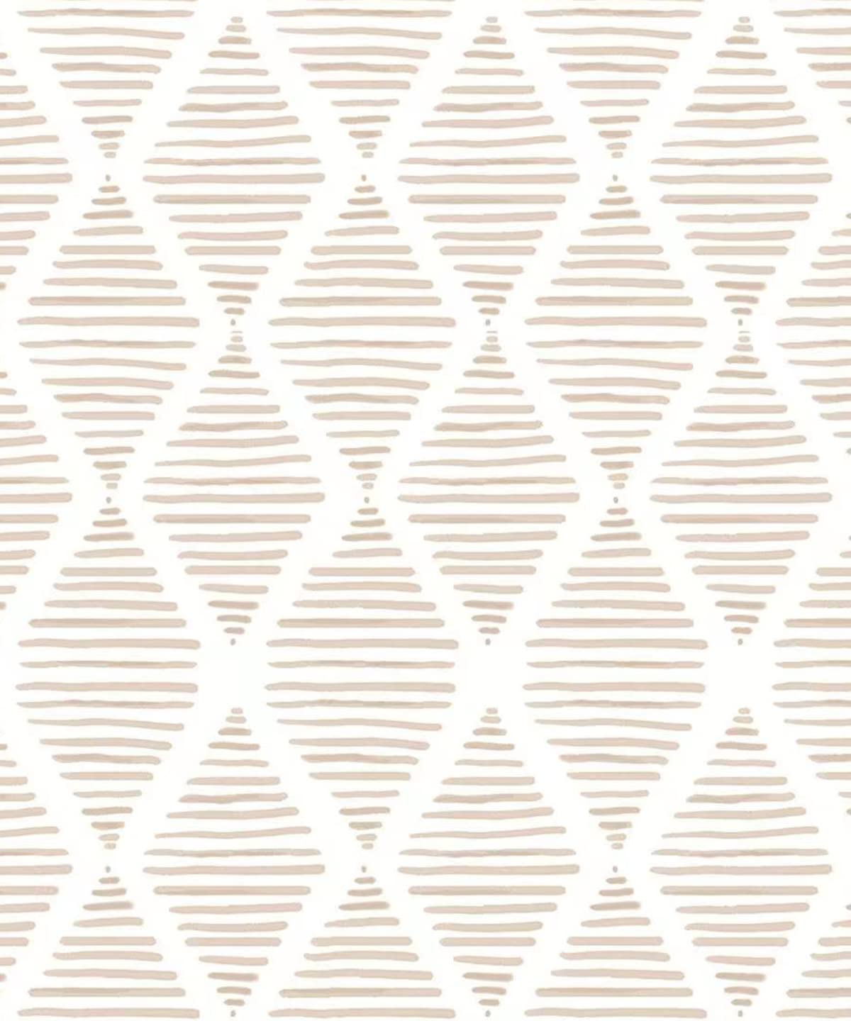 Photo 1 of Yun-aeon 17.7" X 120" White and Beige Stripe Peel and Stick Wallpaper Modern Diamond Contact Paper Geometric Removable Wallpaper Self Adhesive Wall Paper for Bedroom Drawers Cabinets Decor Vinyl