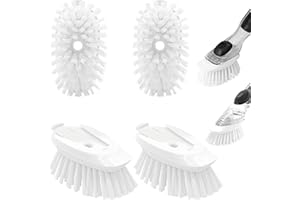 PAMRACK Dish Brush Refill, 4 Pack Dish Brush Replacement Head for OXO Dish Brush, Brush Dispenser Refill Fits Soap Dispensing Handle
