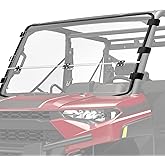 KEMIMOTO 2-IN-1 Fold Down Windshield Compatible with Polaris Ranger XP 1000/ 1000 2017-2026