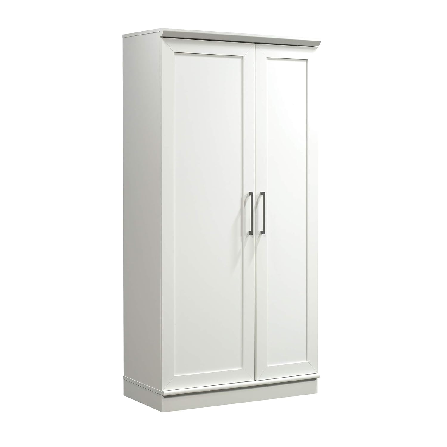 Sauder Homeplus Storage Cabinet Soft White Finish Amazon In Home Kitchen