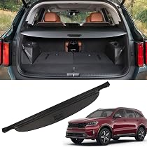 Powerty Retractable Cargo Cover For 2021-2026 Kia Sorento - Trunk Shade Accessory