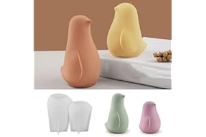 EVERELAM Bird Candle Mold - 2 Style - Silicone Resin Casting Molds for Candle & Resin & Soap Craft Supplies