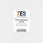Heavy (3.0 oz.) Firm Tearaway Stabilizer 7.5" x 7.5" 250 Pack Embroidery Stabilizer