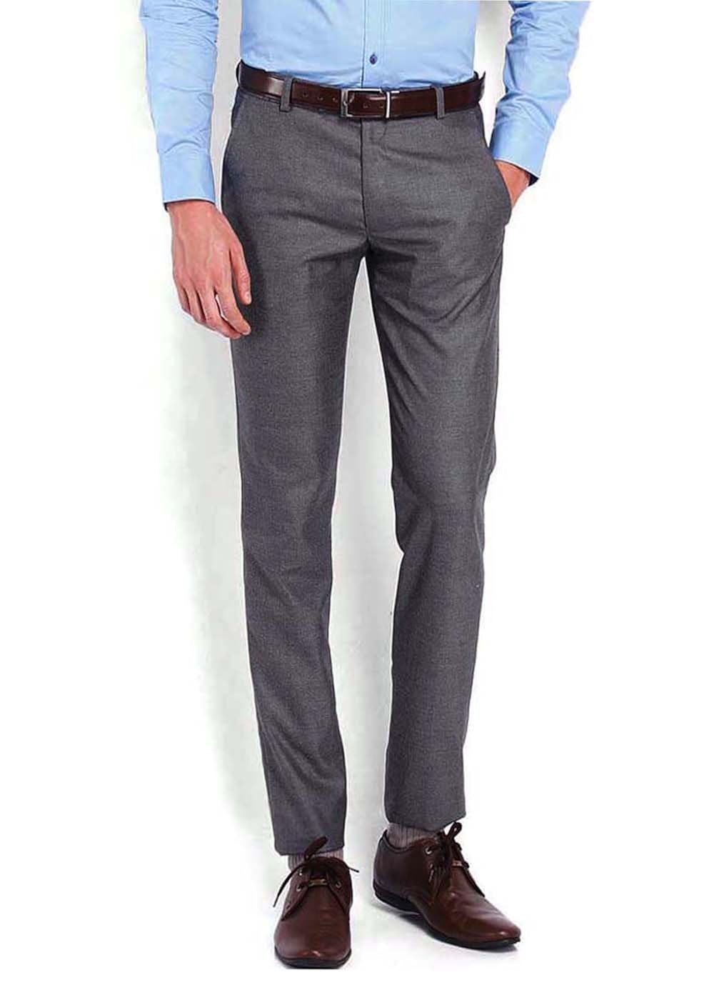 ad & av men's formal trouser (gdgrey_101_aa) - grey