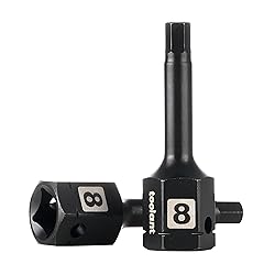 toolant 1/2" drive 8mm impact hex bit socket set