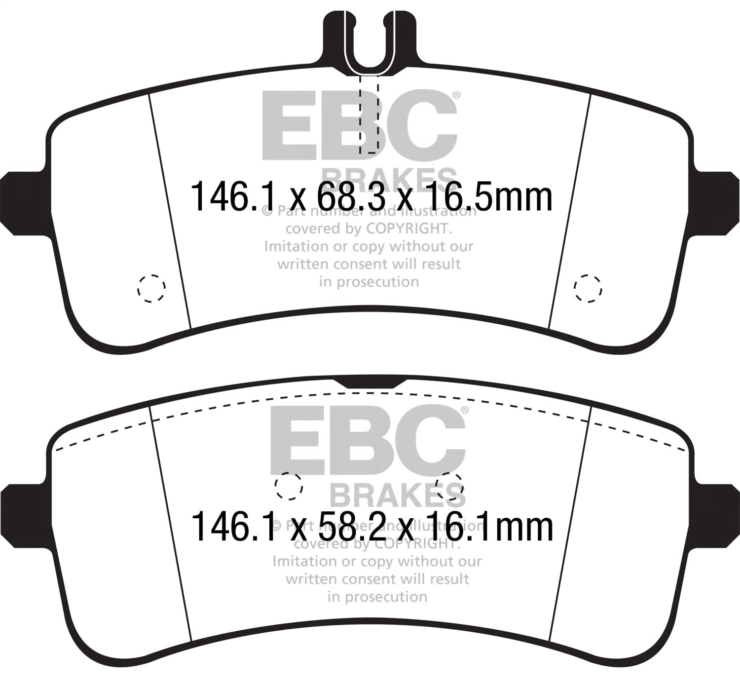 Photo 1 of EBC Brakes DP32350C Redstuff Pads