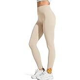 G4Free BareFeel Women's Fleece Lined Yoga Leggings with 2 Pockets High Stretch Thermal Workout Casual Pants 25"/27"