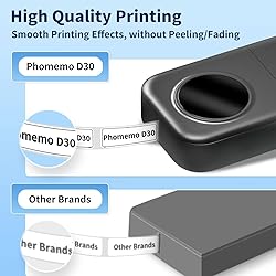 Phomemo D30 Mini Thermal Label Printer Portable