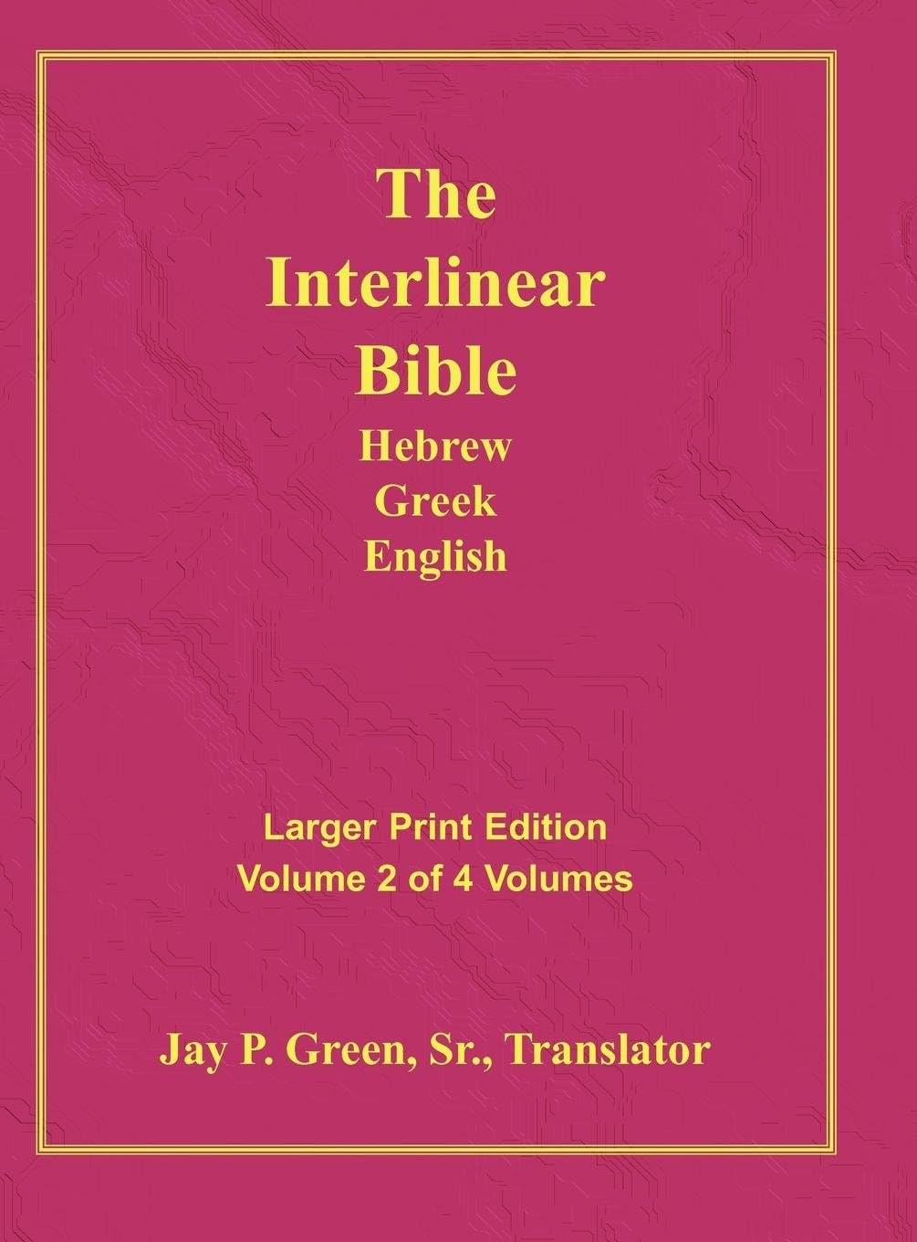 Sponsored Ad - Interlinear Hebrew Greek English Bible-PR-FL/OE/KJ Large Print Volume 2