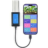 8 in 1 Soil Tester, Nitrogen, Phosphorus, Potassium Npk Tester, Ph, Moisture, Nutrient Conductivity, Ec Meter,High Accuracy Digital Sensitive,Soil Fertility Test