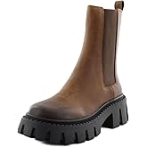 Steve Madden Charges Women's Boots Brown Distressed Size 5.5 M