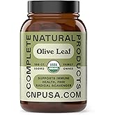 Organic Olive Leaf Extract Capsules 550mg - Pure Olive Leaf Extract Organic Formula, Immune & Digestive Support Supplement, 1100mg Serving, Vegan Non GMO, No Fillers, 100 Olive Leaf Capsules Made USA