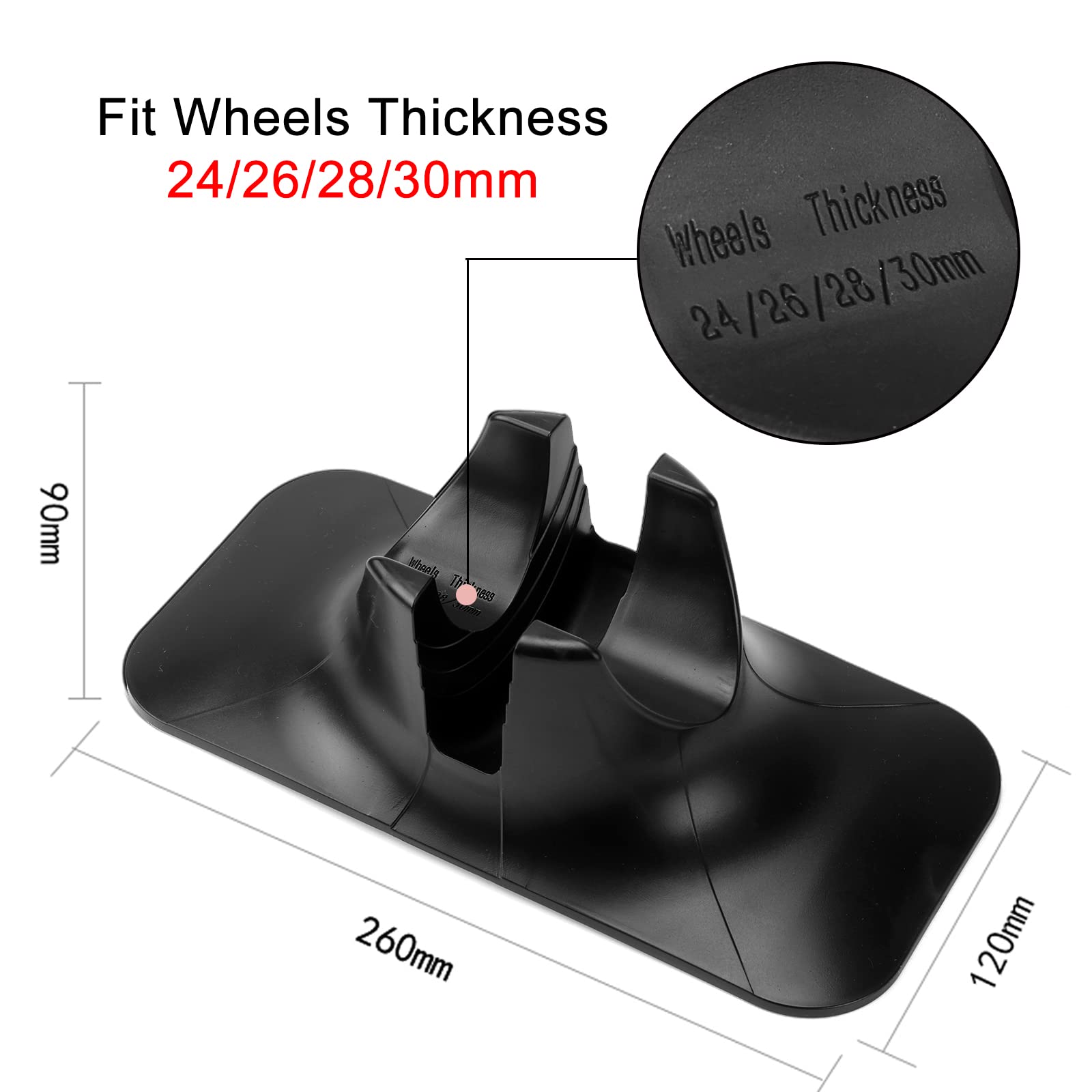 Limit Universal Scooter Stand Parking Scooter Stand Holder fit Major Scooters and Kick Scooters for Diameter 95-150mm Thickness 24-30mm Wheels Organize Multiple Scooters Upright and Stable