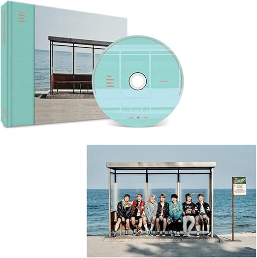 Folded Poster Left Version Bangtan Boys Bts You Never Walk Alone 4 Photocards Set Gift Album Folded Poster Left Version Bangtan Boys Bts You Never Walk Alone 4 Photocards Set Gift Album