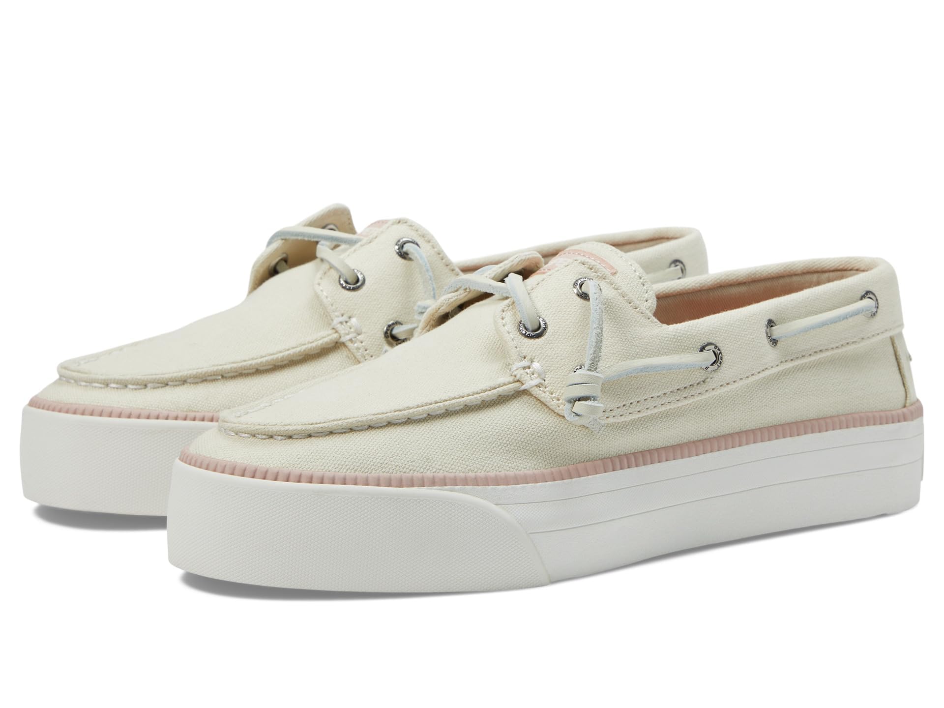 Sperry Ladies Footwear Women’s Bahama 3.0 Platform, White, 11
