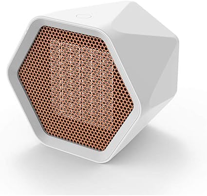 Amazon Veeki ヒーター 改良版 1000 600w 小型 温風 送風切り替え 速暖 暖房器具 省エネ 足元ヒーター小型 転倒off機能付きトイレ 子供部屋 洗面所 脱衣所対応 600w Veeki セラミックヒーター