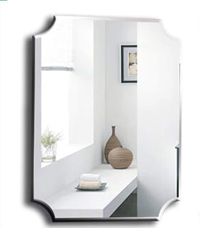 NBVCX Möbel Dekoration Chic dekorative Wandspiegel rahmenlose innere