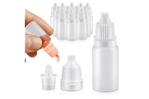 TESORRIO 50Pcs Plastic Dropper Bottles for Liquids - 5ml Clear Plastic Bottles with Caps Empty Bottles for Oil Plastic Dropper Bottles - Dropper Bottles for Liquid Plastic Dropper Bottle Eye Dropper Bottle