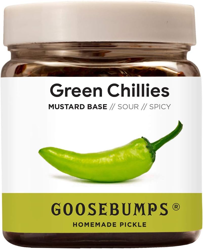 Goosebumps Homemade Green Chilli Pickle