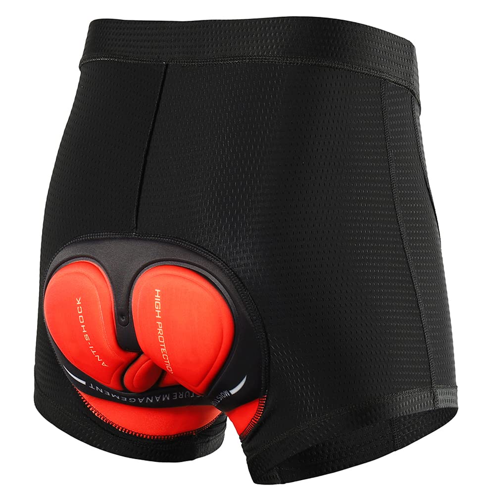 Lixada Men's Cycling Shorts Red