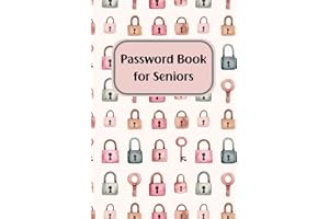 Password Book for Seniors: Easy-to-Read Large Print Logbook with Alphabetical and Star Tabs Printed for Elderly