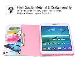 Newshine Case for Galaxy Tab S2 9.7 - PU Leather